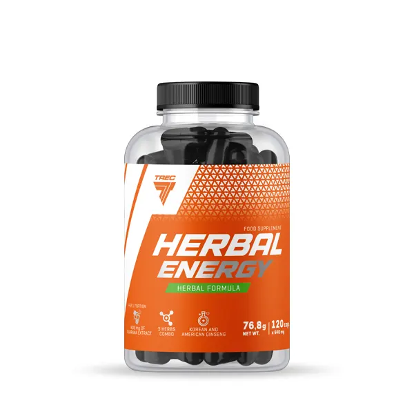 HERBAL ENERGY – guarana z żeń-szeniem - 120 kaps.