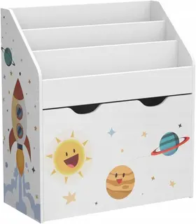 Regał półka SZAFKA DZIECIĘCA 62,5x29,5x70 z WYSUWANYM pudełkiem organizer