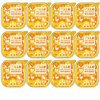 TILLO Pasztet Kurczak - mokra karma dla kota - 12x100g