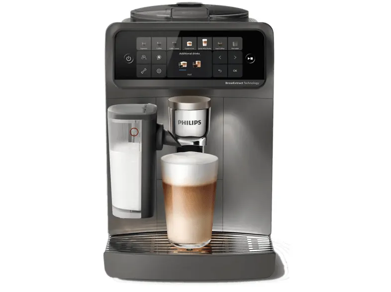Ekspres ciśnieniowy PHILIPS EP6551/91 15 bar LatteGo Pro BrewExtract Jasnoszary