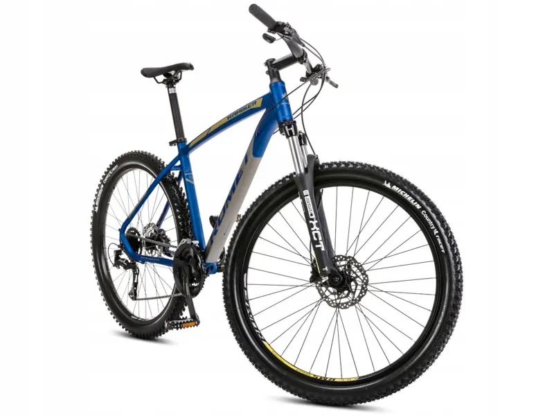Rower górski Mtb Romet Rambler R7.3 B U20 27.5 cali Niebiesko-żółty