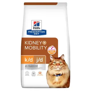 HILL'S PD K/D Kidney + Mobility Chicken - sucha karma dla kota - 3 kg