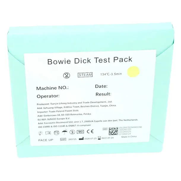 Pakiet testowy zestaw Bowie & Dick do autoklawu kontroli sterylizatora