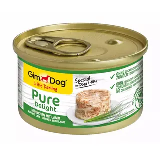 GIMDOG Little Darling Pure Delight Kurczak z jagnięciną - mokra karma dla psa - 85g