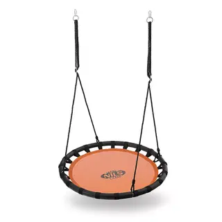 Huśtawka bocianie gniazdo Nils Camp NB5034 100 cm - pomarańczowa