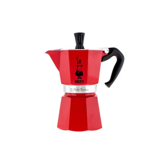 Kawiarka Bialetti Moka Express Red 6 cups