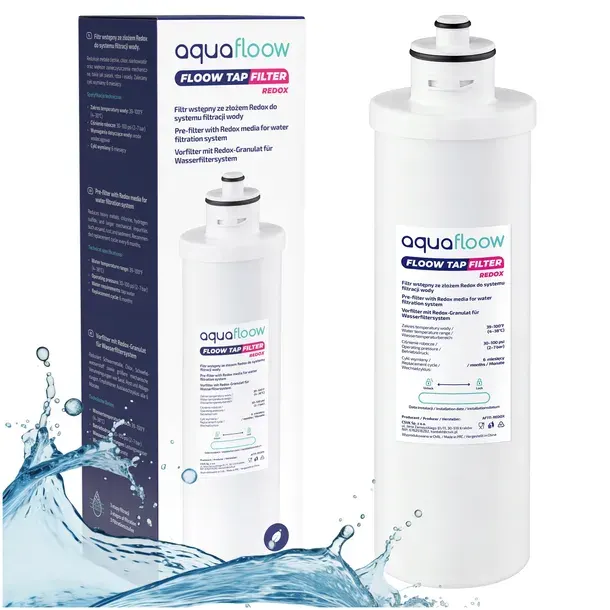 Filtr podzlewowy AquaFloow REDOX trójwarstwowa filtracja ochrona instalacji