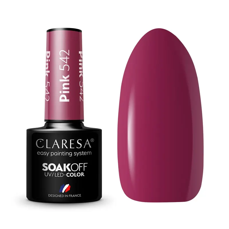 Claresa Lakier Hybrydowy Pink 542