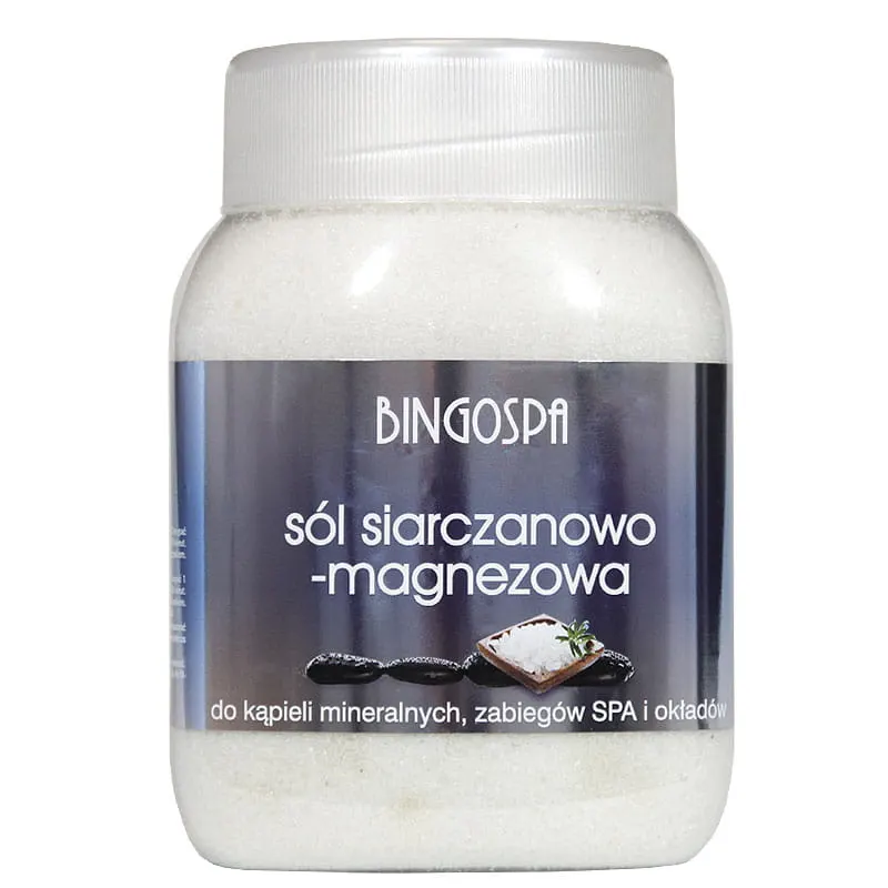 Sól siarczanowo-magnezowa do kąpieli mineralnych, okładów i peelingu BINGOSPA