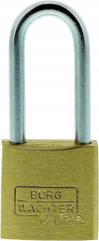 KŁÓDKA MOSIĘŻNA 3,5MM WYSOKI PAŁĄK 26MM 2 KLUCZE