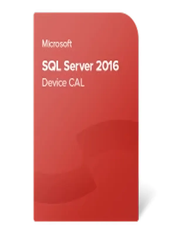 Microsoft SQL Server 2016 Standard 10 Device CAL