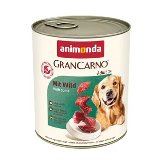 ANIMONDA Grancarno Adult z dziczyzną - mokra karma dla psa - 800 g