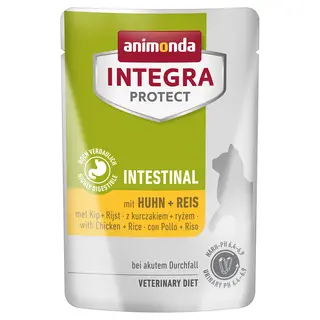 animonda Integra Protect Adult Intestinal, 24 x 85 g - Kurczak z ryżem