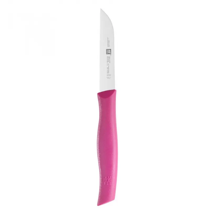 Nóż do obierania warzyw 8cm Zwilling Twin Grip różowy