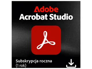 Kod aktywacyjny ADOBE Program Acrobat Studio 12 miesięcy