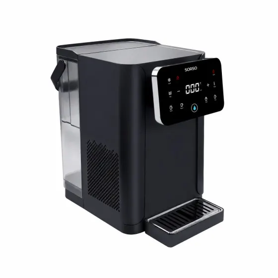 Dyspenser do gorącej i zimnej wody SORSO Flow Duo – 4 l, 2400 W, czarny