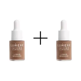 LUMENE Liquid Bronzer Bronzer z Serum Deep Glow 1+1