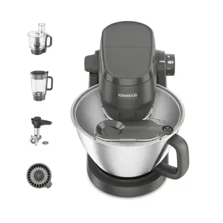 Kenwood Mikser stojący Multi Tasker, szary, z robotem kuchennym, blenderem i maszynką do mielenia KHC30.070GY