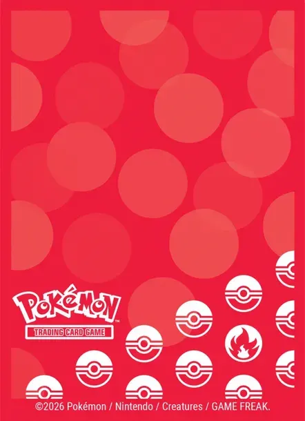 65 koszulek Ultra Pro Pokemon TCG: Fire Energy Deck Protector Sleeves