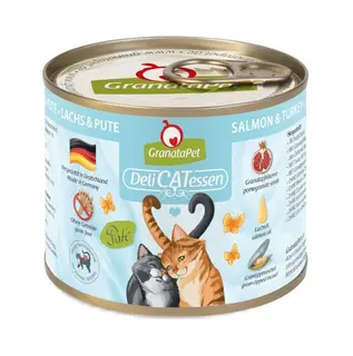 GRANATAPET DeliCATessen Łosoś i indyk - mokra karma dla kota - 200g