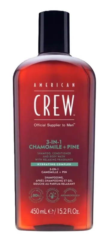 American Crew Chamomile Pine 3w1 Szampon Odżywka i Żel pod Prysznic w Jednym 450ml