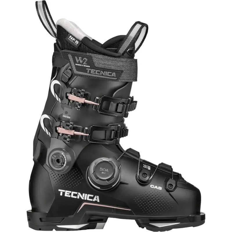 Tecnica Mach BOA MV 95 W, buty narciarskie, damskie, czarne