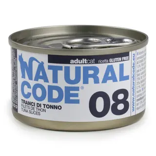 Korzystny pakiet Natural Code Cooking Water Can, 12 x 85 g - Tuńczyk w paskach