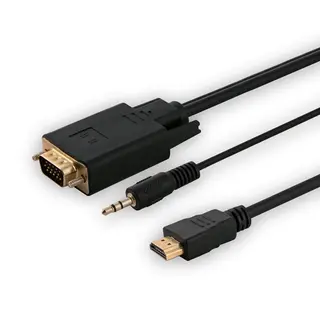 Savio Adapter HDMI (M) -VGA (M) + audio CL-198