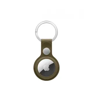 Apple Brelok z tkaniny FineWoven do AirTaga ciemna oliwka