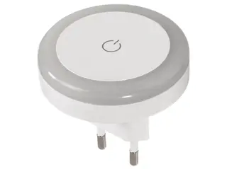 Lampka nocna LED HAMA dotykowy włącznik ciepła barwa światła 223495 Biały