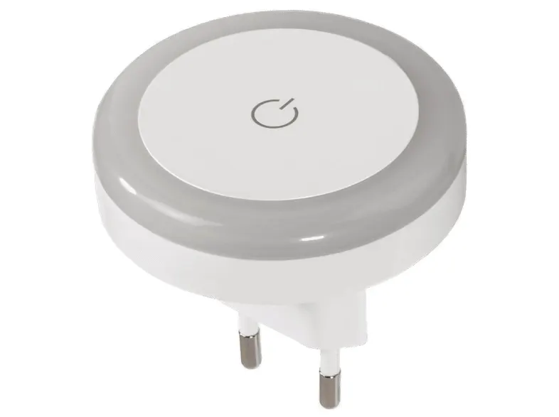 Lampka nocna LED HAMA dotykowy włącznik ciepła barwa światła 223495 Biały