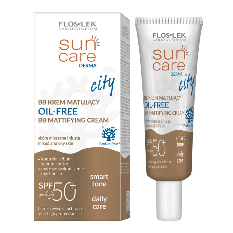 Floslek Laboratorium City Bb Krem Matujący Oil-Free Spf 50+ 30ml
