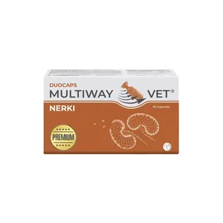 JM SANTE Multiway Vet Duocaps Nerki - kapsułki twist-off na nerki dla psa i kota - 60szt.