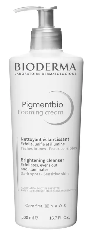 Bioderma Pigmentbio Kremowy Żel Oczyszczająco-Złuszczający Wspomagający Redukcję Przebarwień 500ml