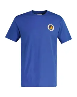 Gant T-Shirt Męski Z Nadrukiem Z Okrągłym Kołnierzykiem Regular Fit Niebieski