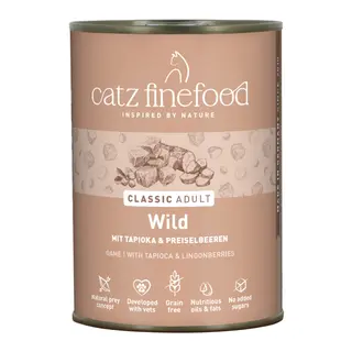 Korzystny pakiet catz finefood, 12 x 400 g - Dziczyzna