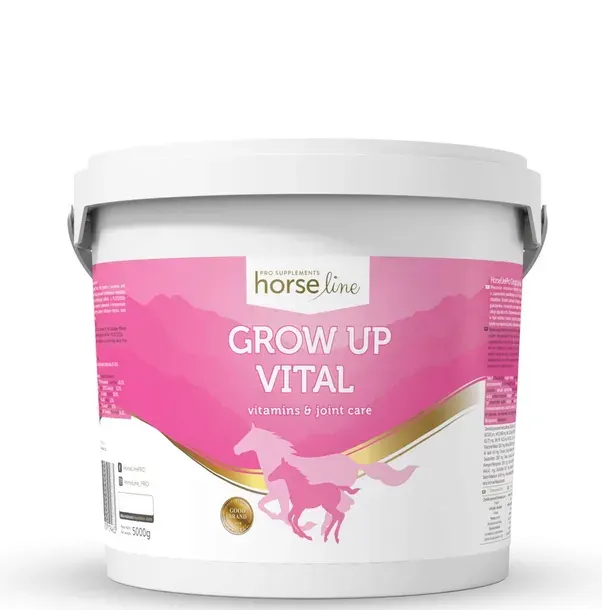 Witaminy i minerały dla źrebiąt i młodych koni HORSE LINE GrowUpVital 5000g