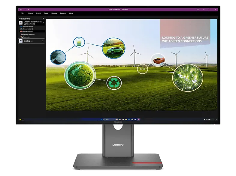 Monitor LENOVO ThinkVision P27Q-40 27 QHD IPS 120Hz HDR10 Low Blue Light Czarny