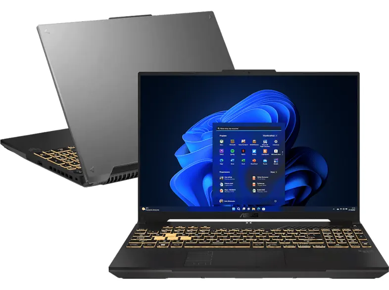 Laptop ASUS TUF Gaming F16 FX607VJR-C515W FHD+ / Intel® Core™ 5 205H 16 GB RAM 512 SSD GeForce RTX™ 3050 Windows 11 Home Szary