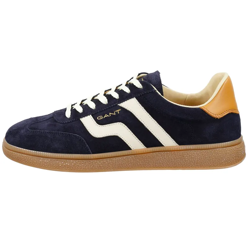 Gant Skórzane Sneakersy Męskie Granatowe