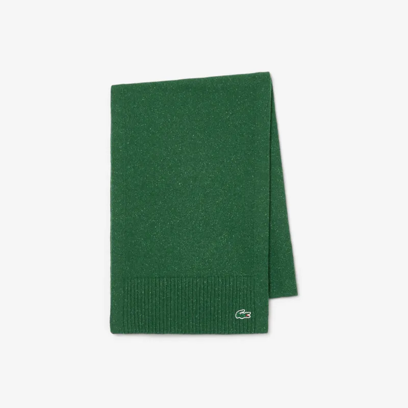Lacoste Szalik Wełniany Z Francuskiej Wełny Slub