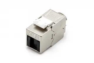 Digitus Moduł (gniazdo) Keystone RJ45 (8P8C) kat.6A, STP, ekranowany, beznarzędziowy, osłona przeciwpyłowa