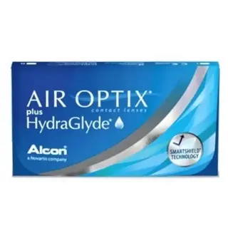Soczewki miesięczne Air Optix plus HydraGlyde 6 sztuk BC: 8.6 Moc: -1,75