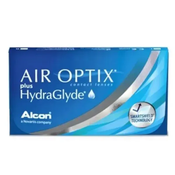 Soczewki miesięczne Air Optix plus HydraGlyde 6 sztuk BC: 8.6 Moc: -1,75