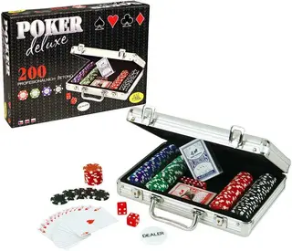 Poker Delux, gra karciana, Albi, 200 żetonów