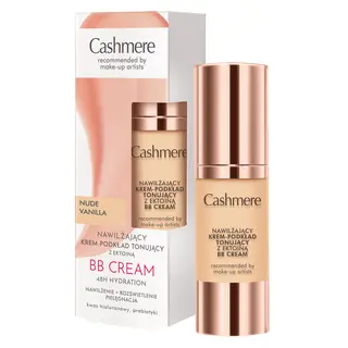 Cashmere BB Nude Vanilla nawilżający krem-podkład tonujący z ektoiną, kwasem hialuronowym, prebiotykami, gliceryną i witaminą E 30 ml