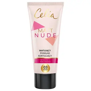 Celia Matt Nude Matujący podkład korygujący do twarzy 03