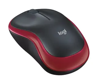 Logitech Mysz bezprzewodowa M185 czerwona 910-002237