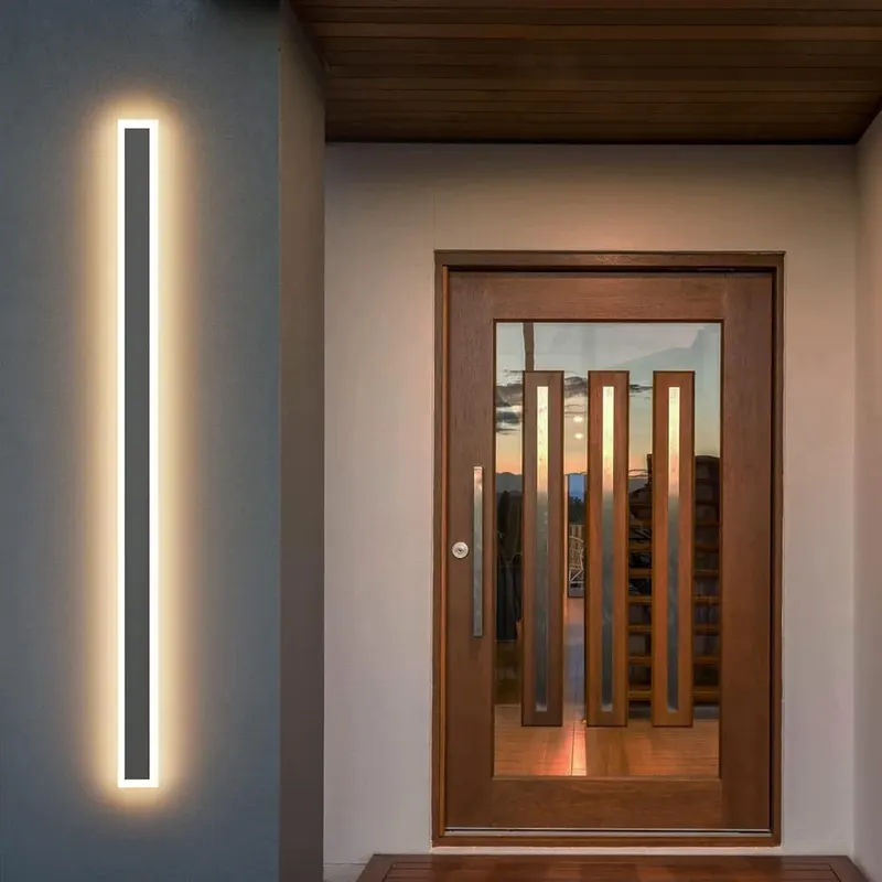 Klighten Kinkiet LED 150 cm 45W IP54 3000K Antracyt Zewnętrzny