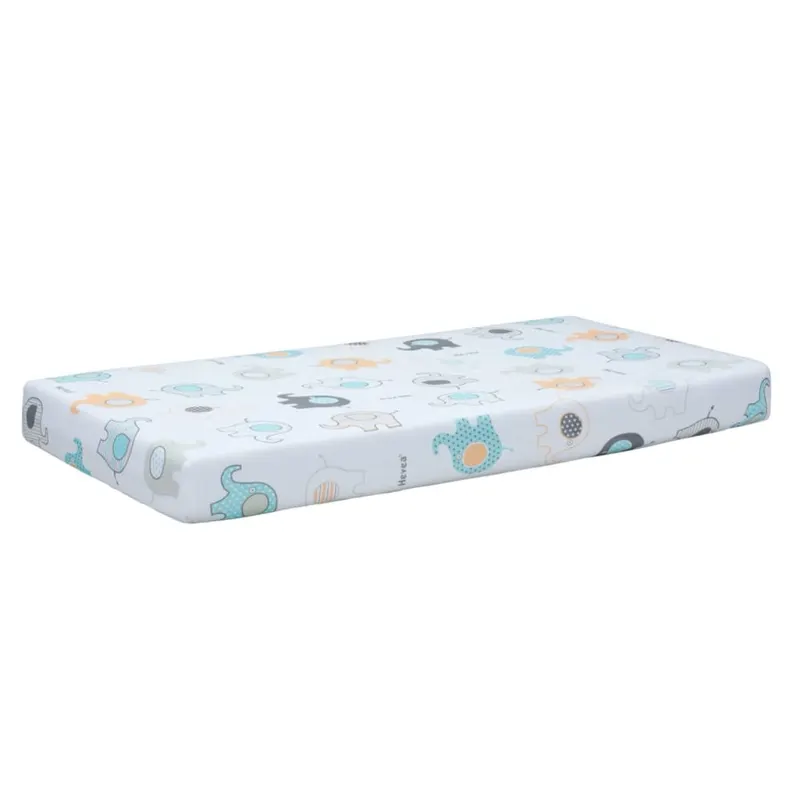 Prześcieradło Hevea Milusie 200x90 (Słoniki Happy)